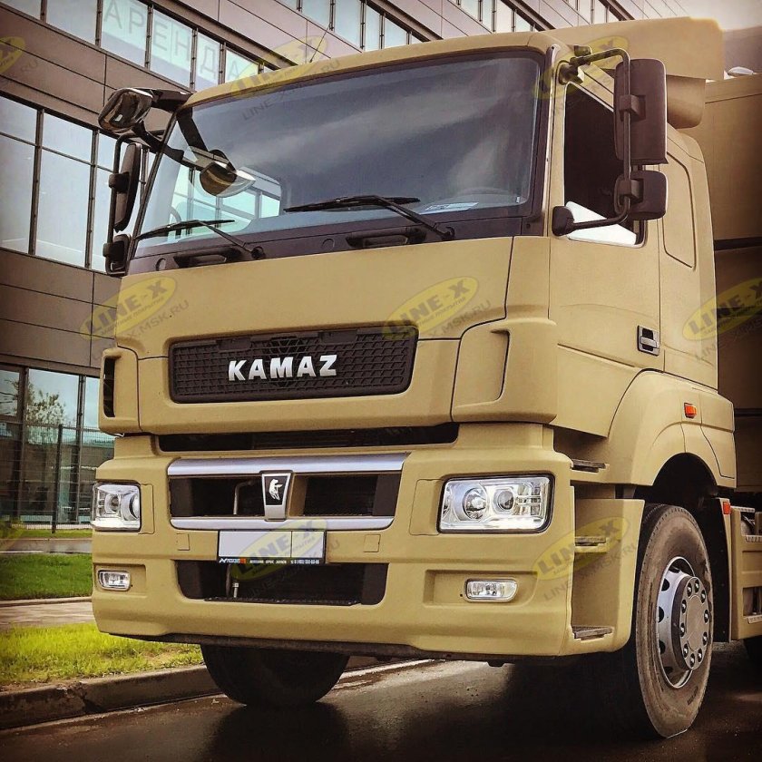 Тонировка на КАМАЗ 6520