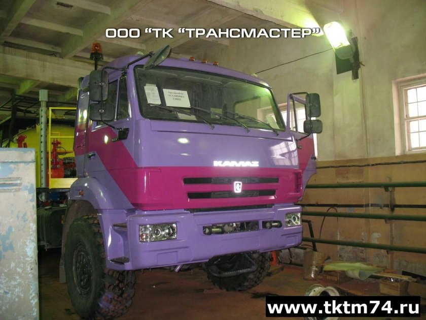 Покраска кабины КАМАЗ 5511