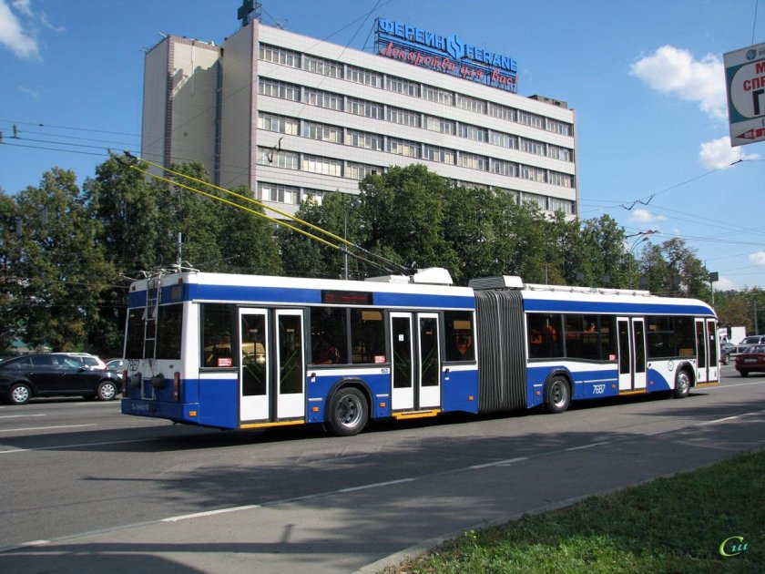 Троллейбус СВАРЗ—6237 Москва