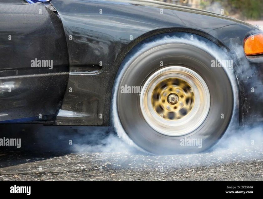 Пыль от покрышек