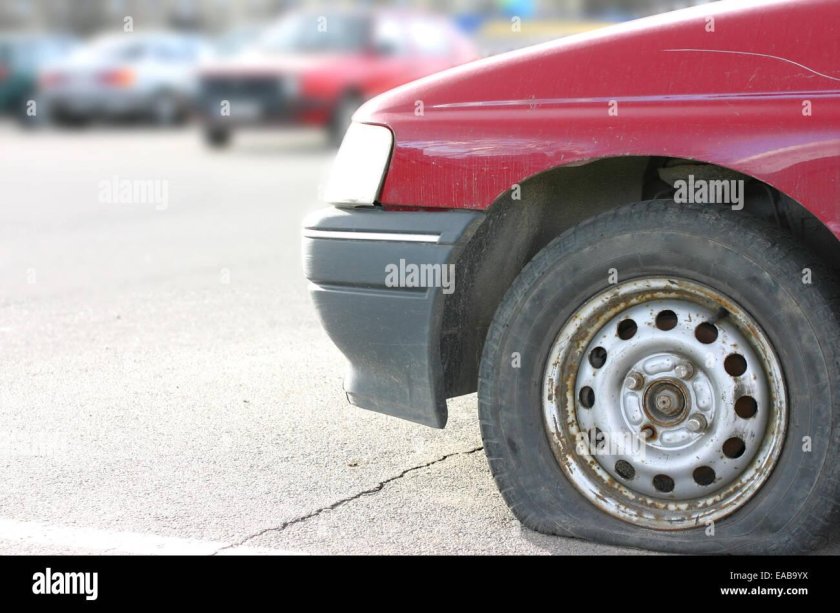 Спущенное колесо