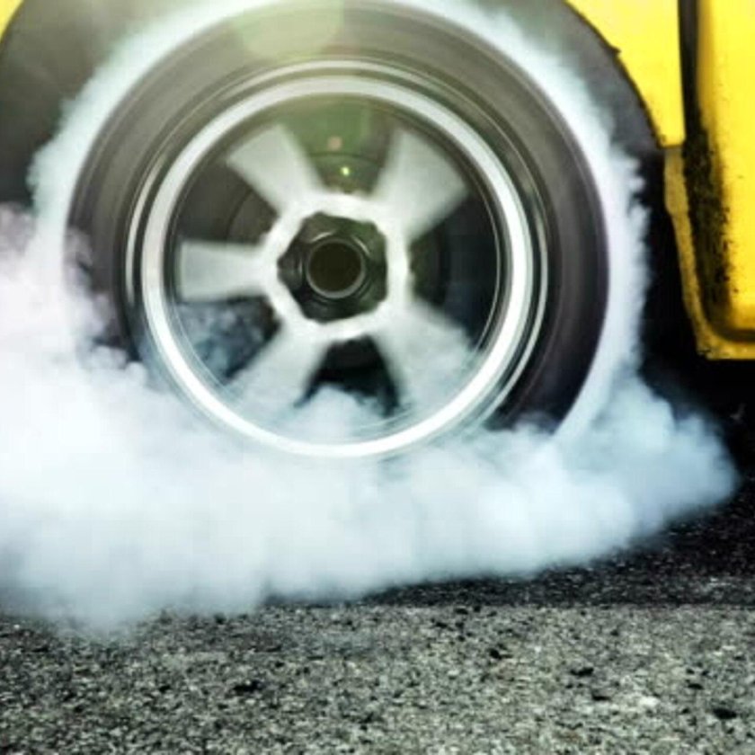 Сжигание резины