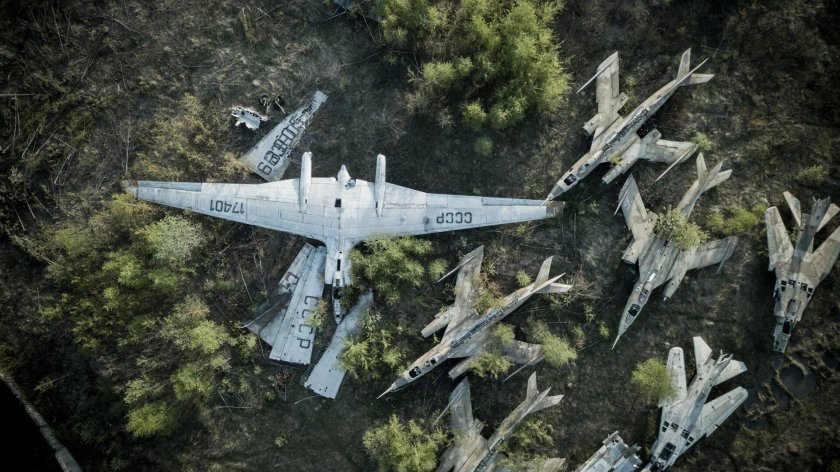 Кладбище самолетов в Монино