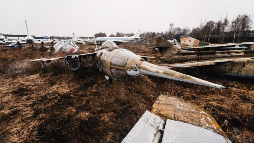 Кладбище самолетов в Монино