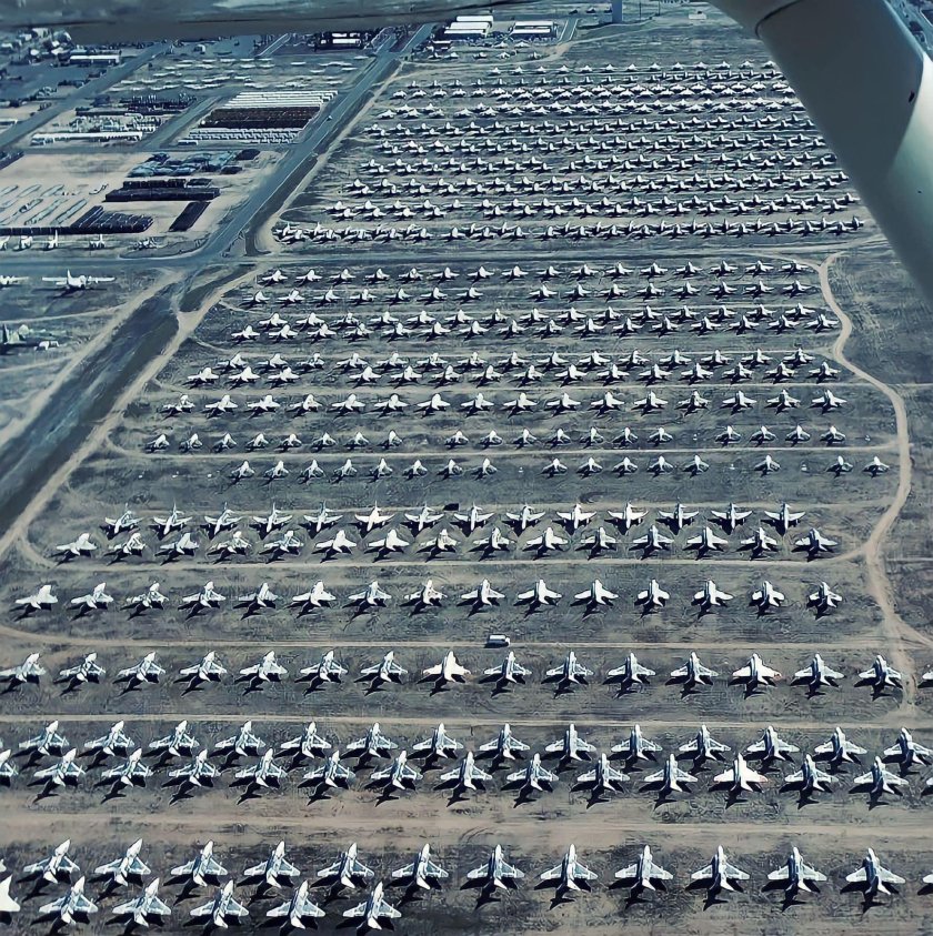 Тусон Аризона кладбище самолетов