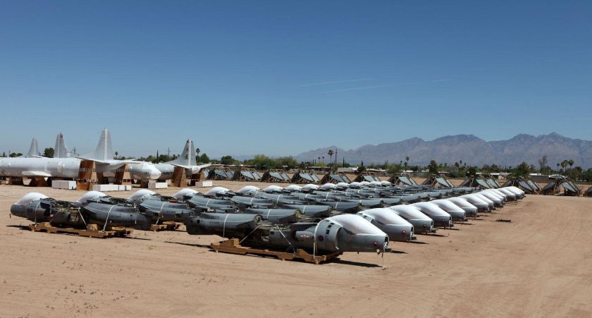 Тусон Аризона кладбище самолетов