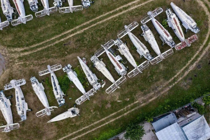 Кладбище самолетов Ульяновск