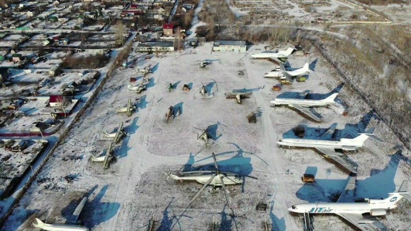 Кладбище авиатехники Самара