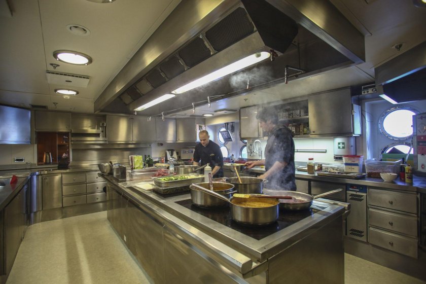 Кухня в корабле