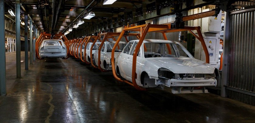 Конвейерная линия АВТОВАЗ