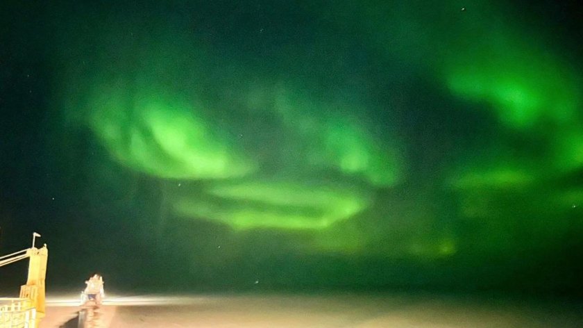 Северное сияние в Якутии 2023