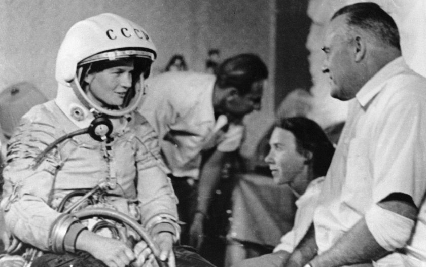 Валентина Терешкова и Сергей Королев