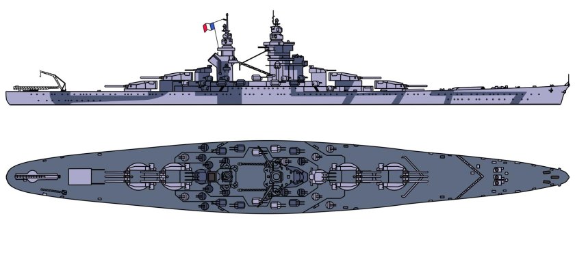 Французский линкор Alsace