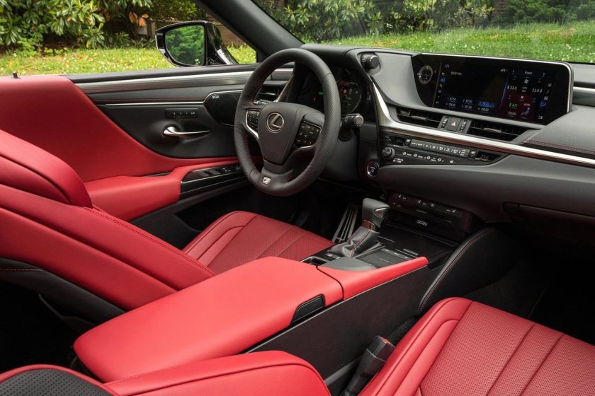 Лексус es 350 красный