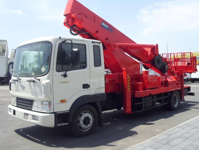Хендай hd120 40м автовышка