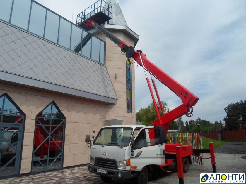 Автовышка корейская 28 метров