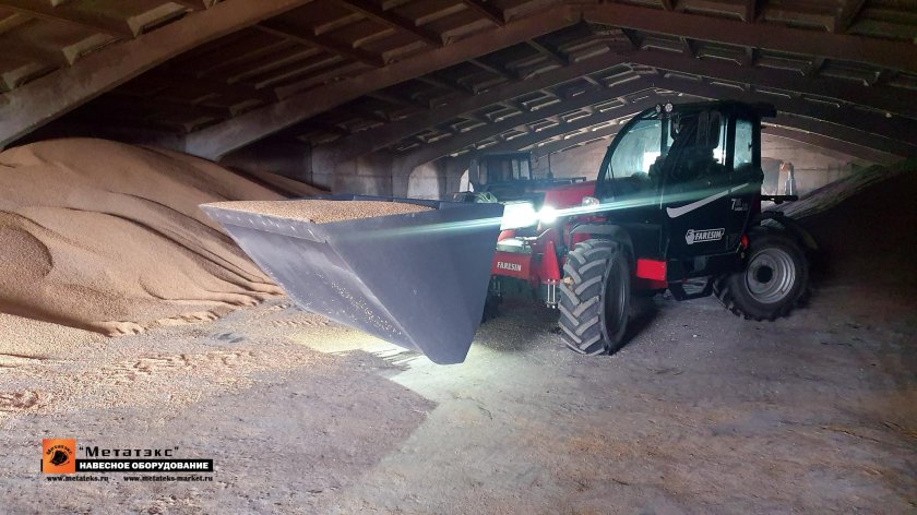 Ковш погрузчика для Маниту 737 для погрузки зерна