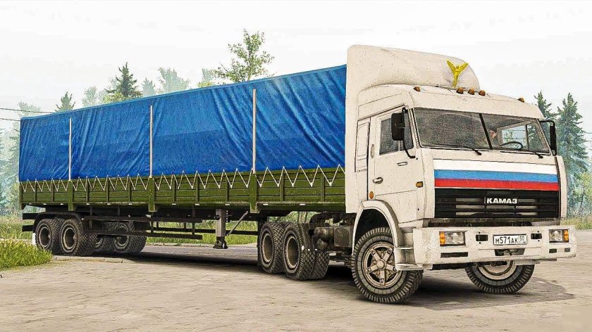 КАМАЗ 54115 дальнобойщики