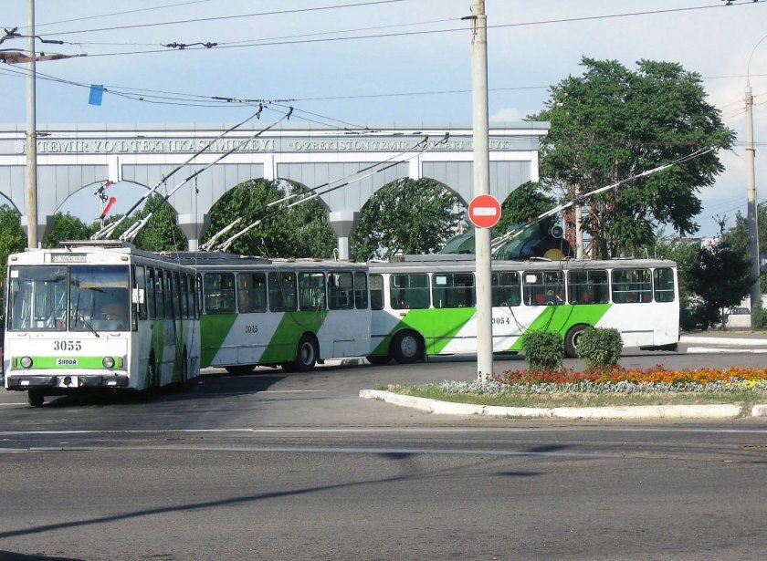 Троллейбус Skoda 14tr Ташкент