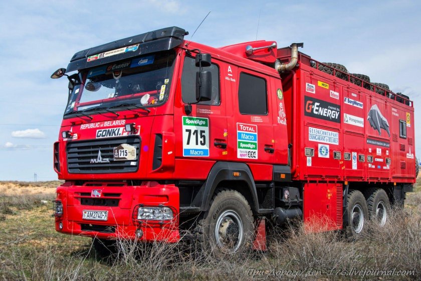 Капотный МАЗ для Дакар