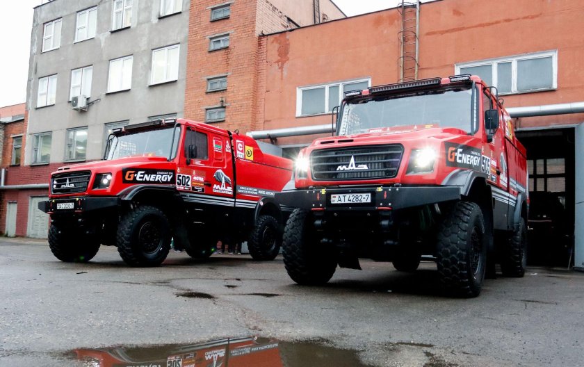 Капотный МАЗ для Дакар