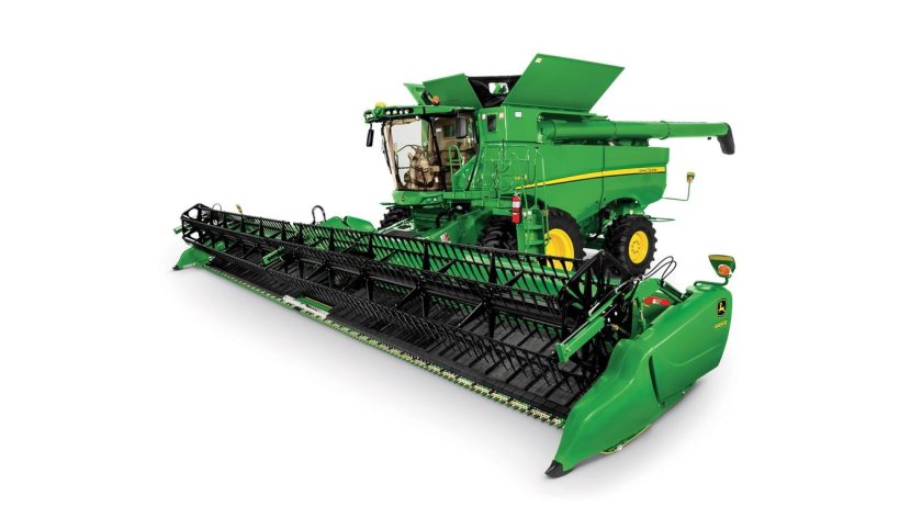 Трактор Джон Дир комбайн