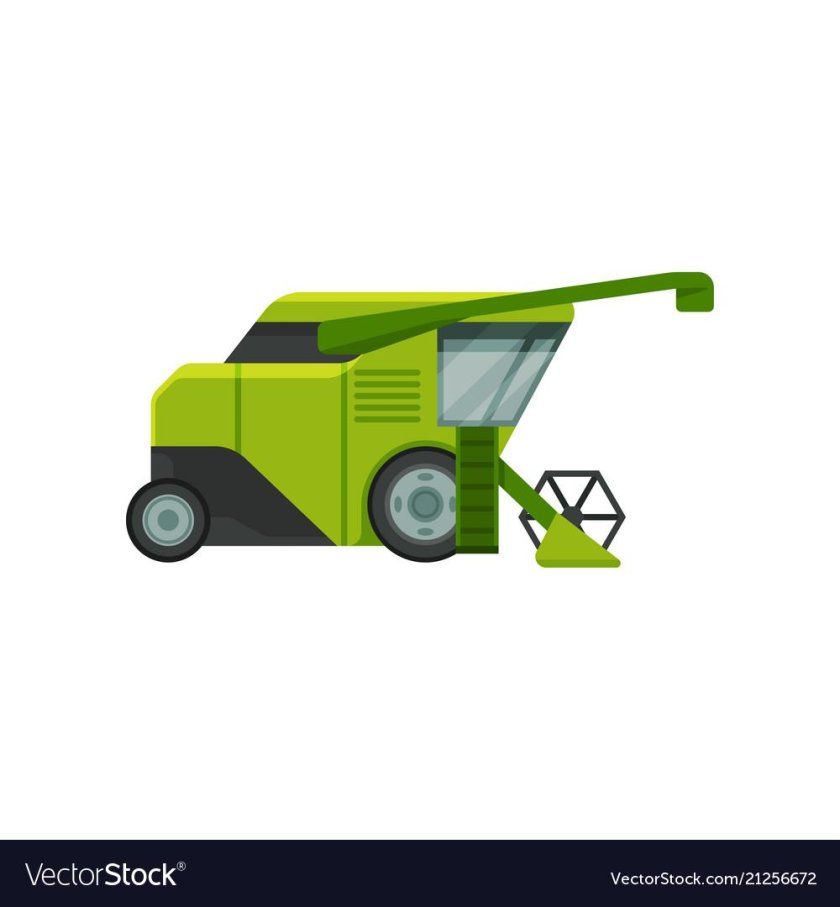 Комбайн в профиль