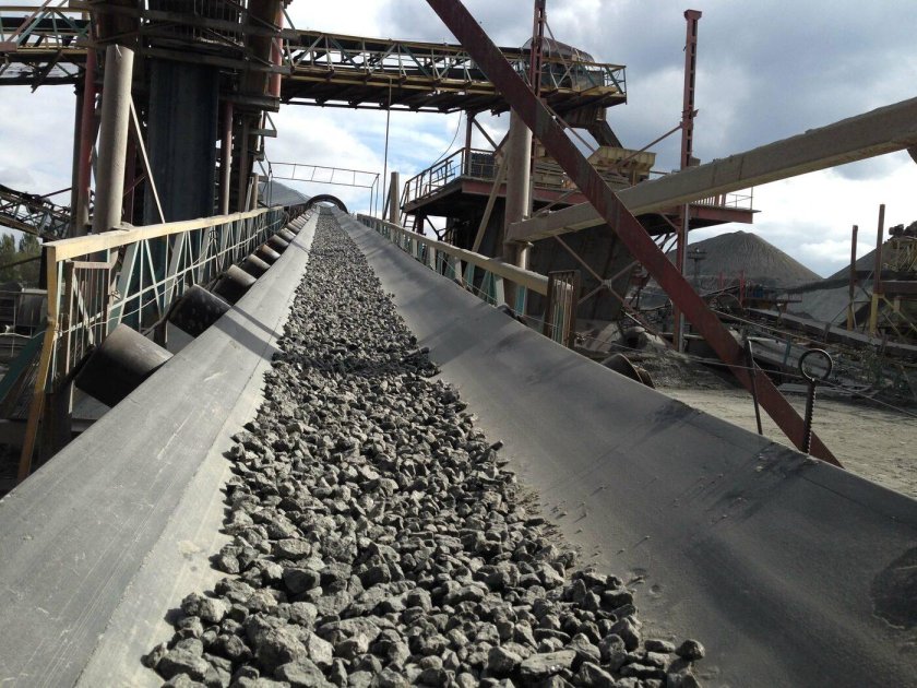 Шевронная конвейерная транспортерная лента