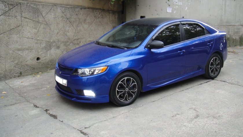 Киа Церато 2 синяя