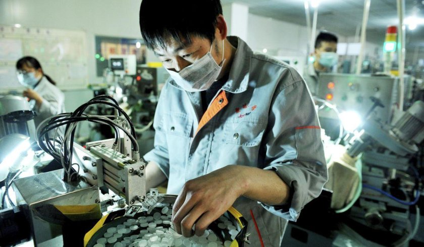 Китайцы на заводе