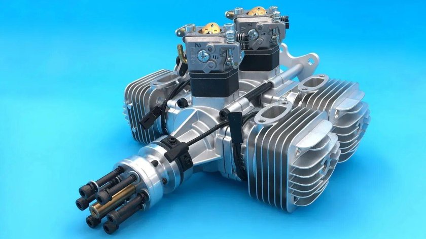 Бензиновый двигатель для модели