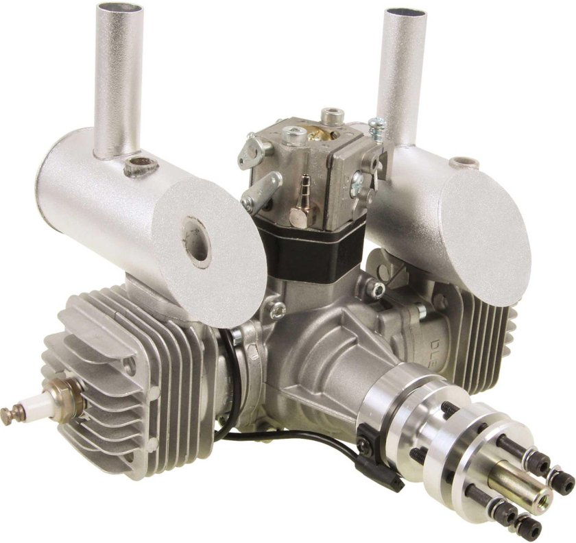 DLE 50 бензиновый авиамодельный двигатель