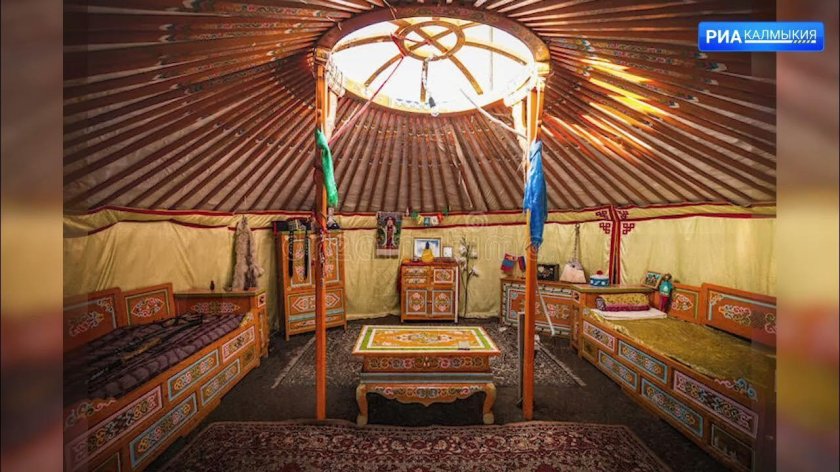 Кибитка жилище Калмыков