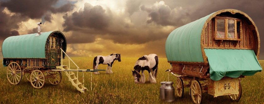 Цыганский табор Кибитка