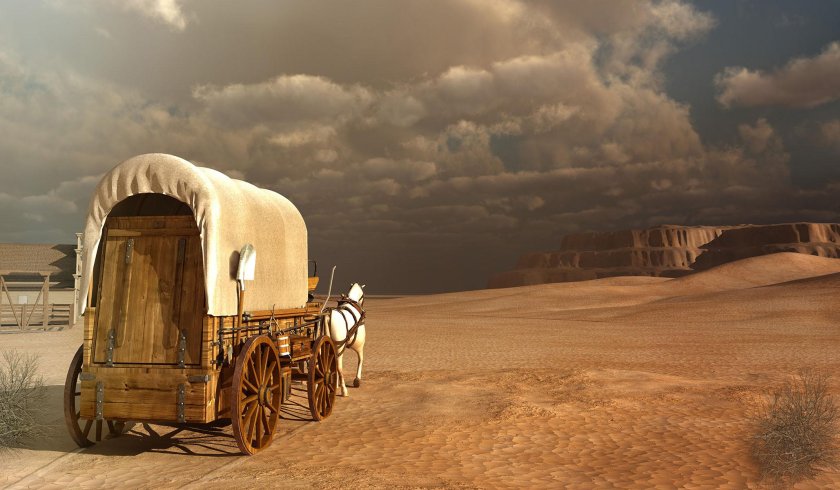 Кибитка дикий Запад