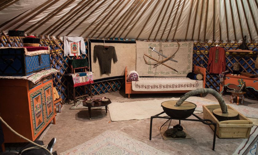 Традиционное жилище Калмыков юрта