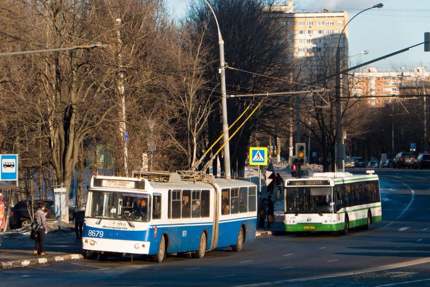 Троллейбус 72 Москва