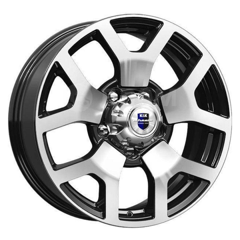 K&amp;K 7x18/5x139,7 et35 d108,5 Намиб (кс775) Алмаз черный