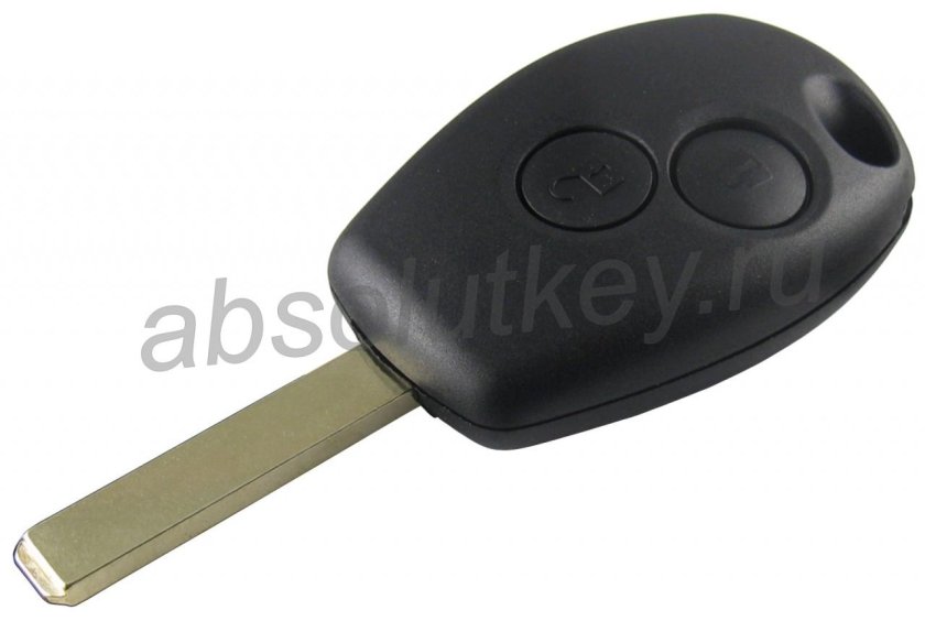 Ключ зажигания Рено 2 кнопки