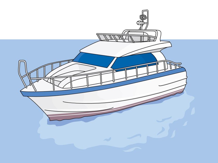 Катер рисование для детей