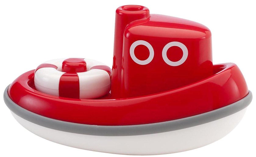 Лодка игрушка в прозрачном фоне