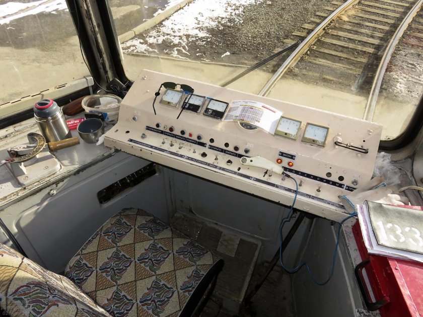 Кабина трамвая КТМ 5