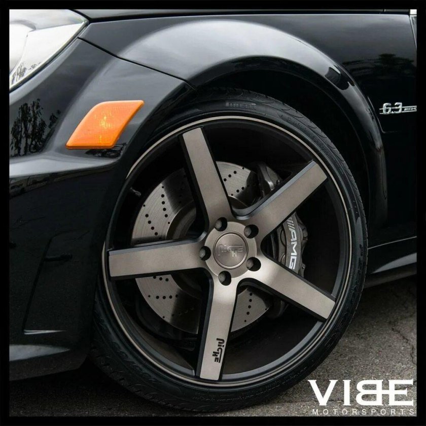 Колесный диск Niche Targa 9.5x18/5x120 d72.6 et40 Black Machined with Dark Tint