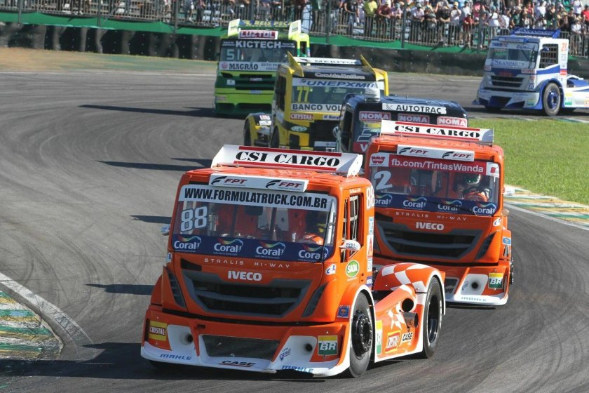 Кольцевые гонки на грузовиках