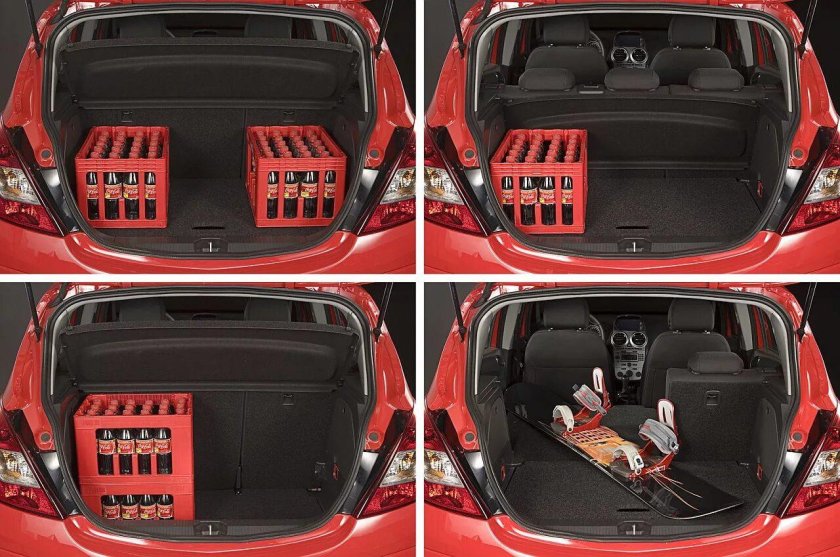 Опель Корса 2007 багажник