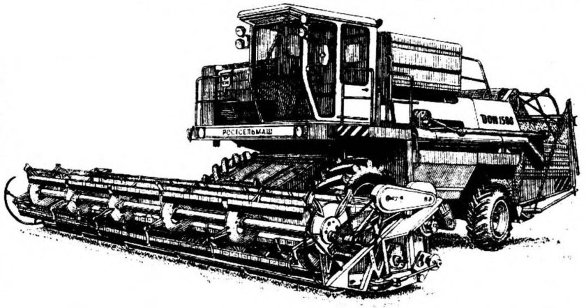 Комбайн Нива СК 5 на гусеницах