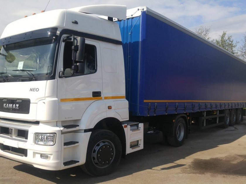 КАМАЗ 5490 С полуприцепом