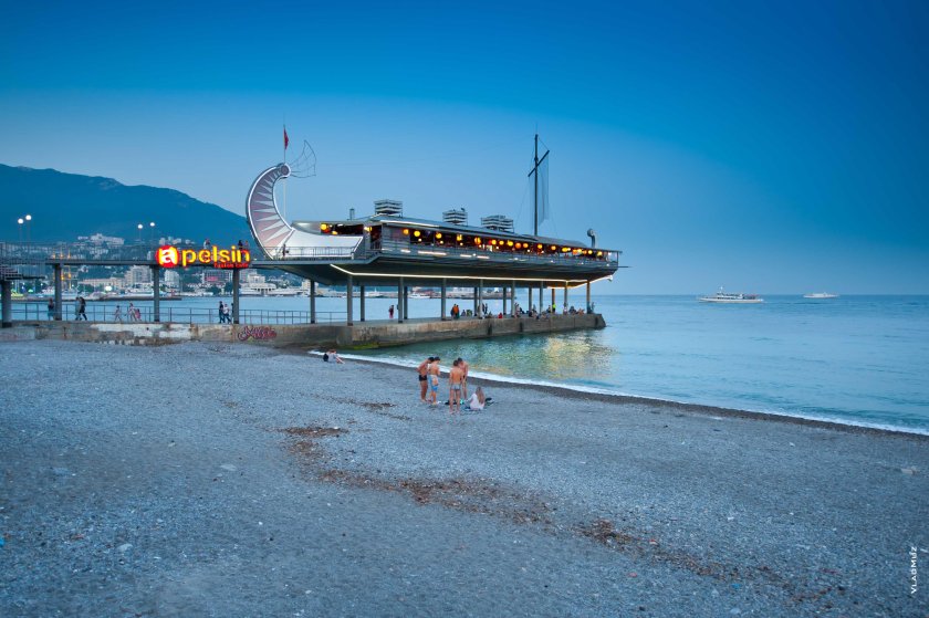 Ялта кафе апельсин на набережной