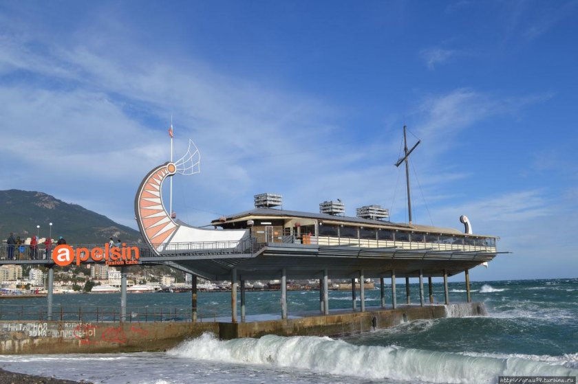 Ялта кафе апельсин на набережной
