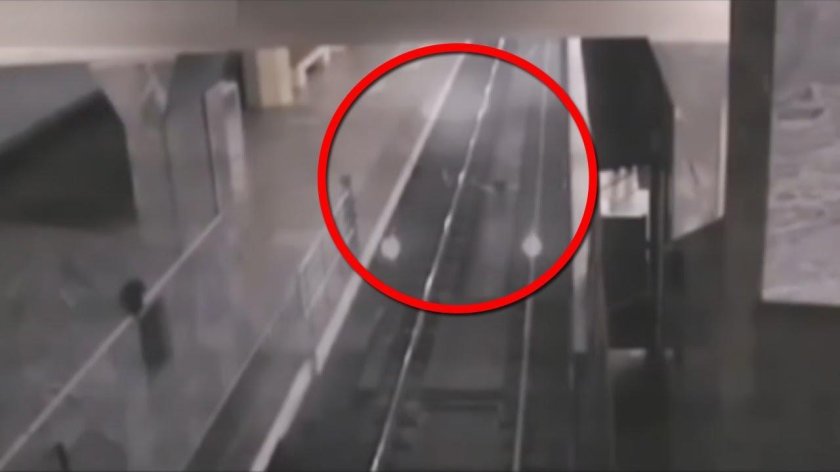 Поезд призрак в метро Москвы